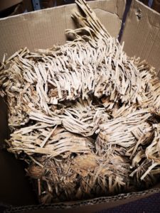 shredded cardboard